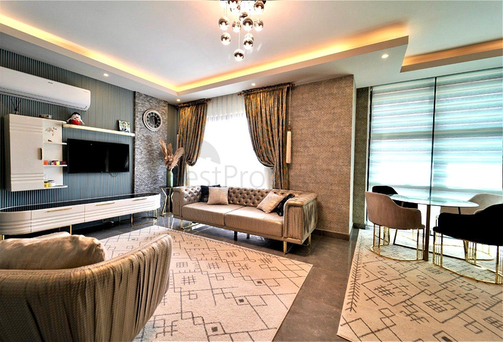 Пентхаус 2+1 в дизайнерском оформлении в районе Оба