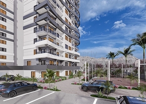 Квартира 1+1 в строящемся комплексе 