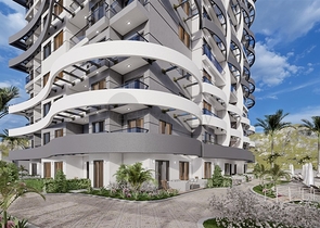 Квартира 1+1 в строящемся комплексе 