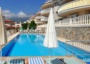 Вилла в районе Каргыджак с видом на море