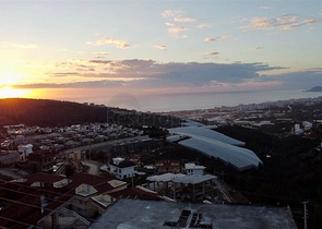 Вилла в районе Каргыджак с видом на море