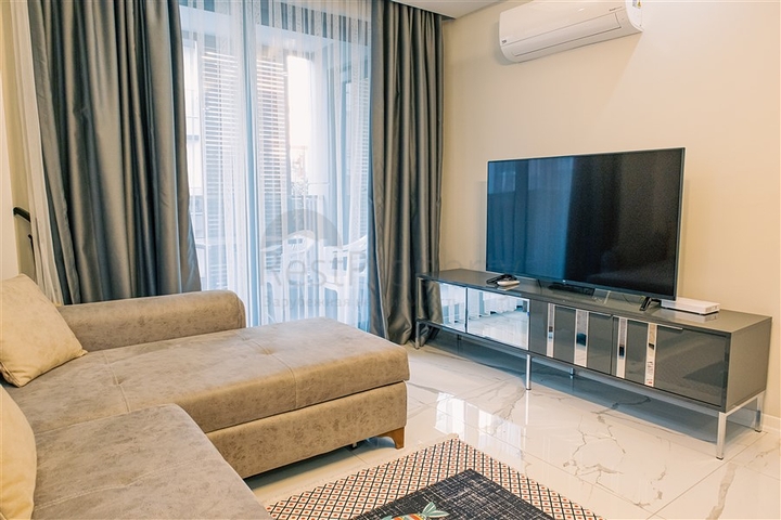 Шикарная квартира 1+1 в 100м от пляжа Клеопатра