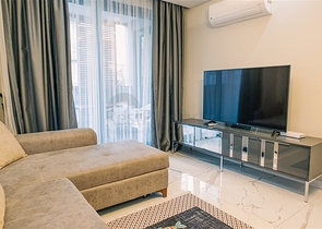 Шикарная квартира 1+1 в 100м от пляжа Клеопатра