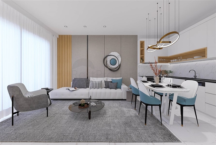 Жилой комплекс с инфраструктурой в шаговой доступности от моря в районе Тосмур