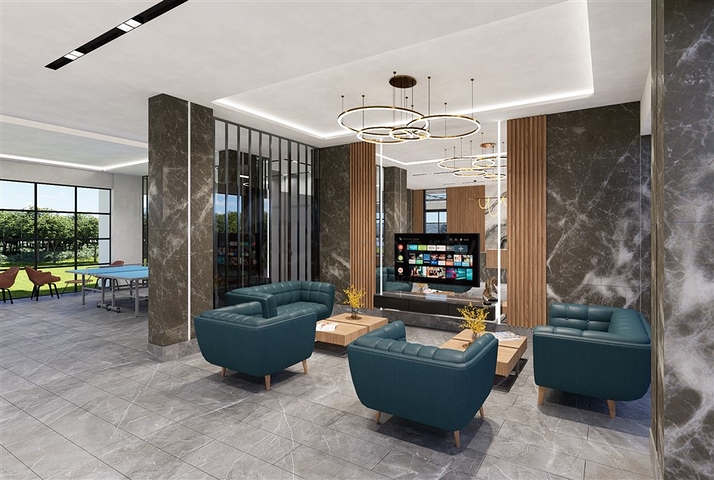 Жилой комплекс с инфраструктурой в шаговой доступности от моря в районе Тосмур