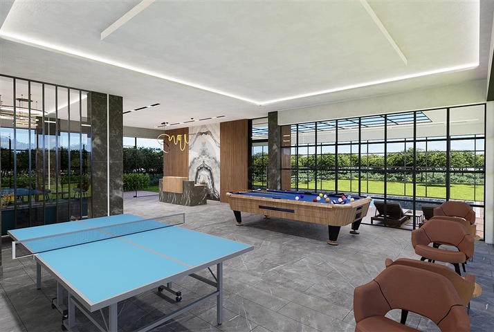 Жилой комплекс с инфраструктурой в шаговой доступности от моря в районе Тосмур