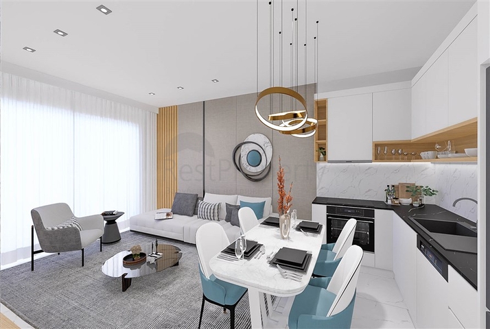 Жилой комплекс с инфраструктурой в шаговой доступности от моря в районе Тосмур