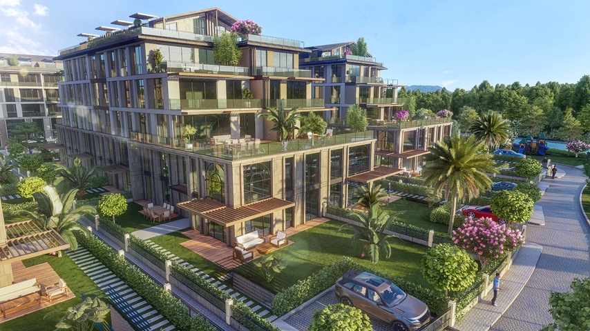 Уникальный проект семейной концепции возле Белградского леса 