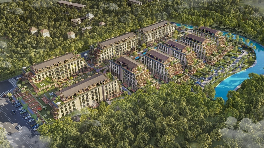 Уникальный проект семейной концепции возле Белградского леса 