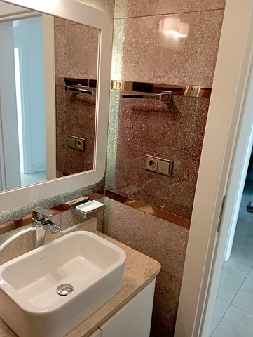 Квартира 2+1 в районе Махмутлар с панорамным видом на море