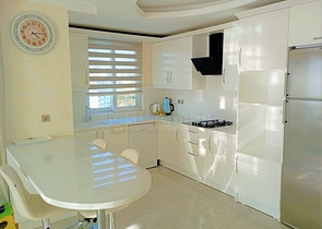 Квартира 2+1 в районе Махмутлар с панорамным видом на море