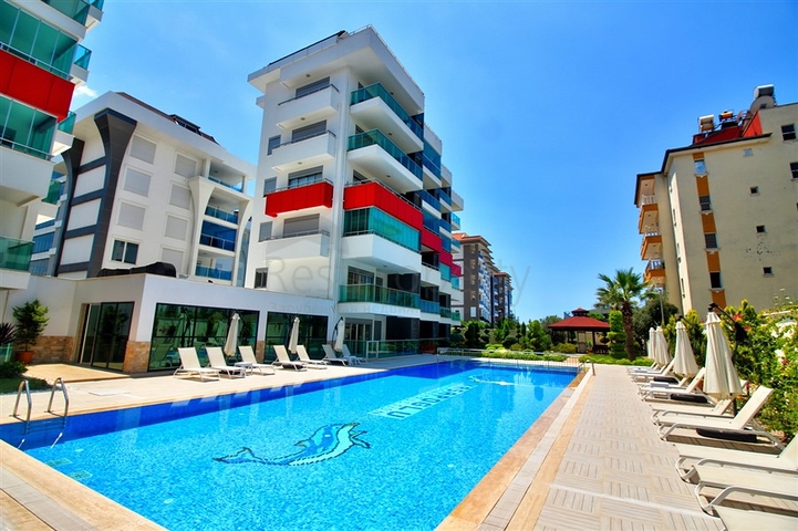 Меблированная квартира 1+1 с видом на море в районе Кестель