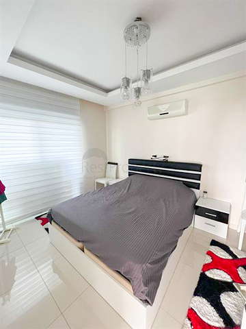 Меблированная квартира 1+1 с видом на море в районе Кестель