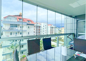 Меблированная квартира 1+1 с видом на море в районе Кестель