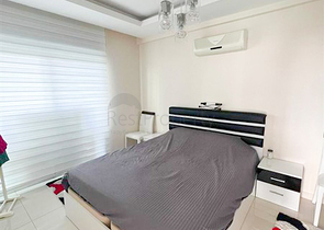 Меблированная квартира 1+1 с видом на море в районе Кестель