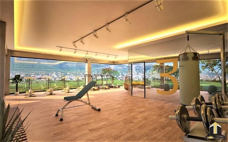 Шикарная квартира планировкой 1+1 в районе Оба  