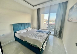 Шикарная квартира планировкой 1+1 в районе Оба  