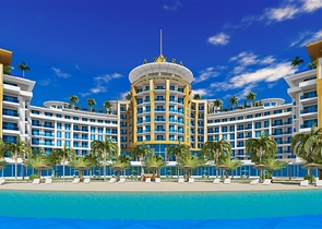 Квартира 2+1 в крупномасштабном комплексе в районе Тюрклер