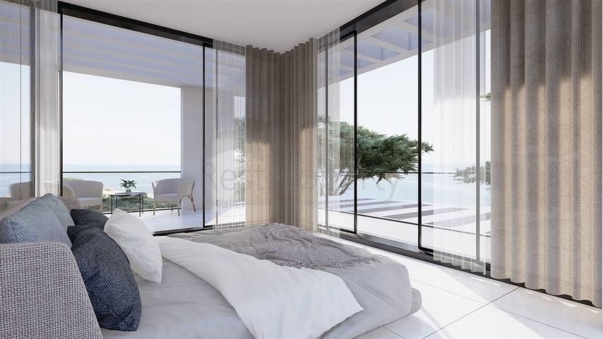 Комплекс вилл с видом на море в районе Гирне