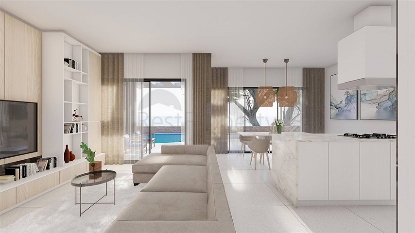 Комплекс вилл с видом на море в районе Гирне