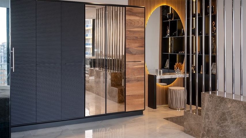 Квартира лофт с эксклюзивным дизайном в районе Махмутлар