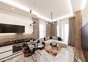 Квартира 1+1 в районе Авсаллар