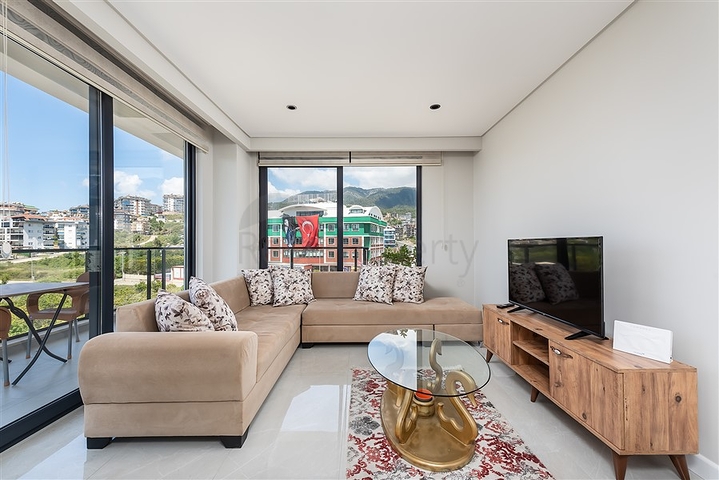 Апартаменты 1+1 в новом комплексе с инфраструктурой в районе Оба 