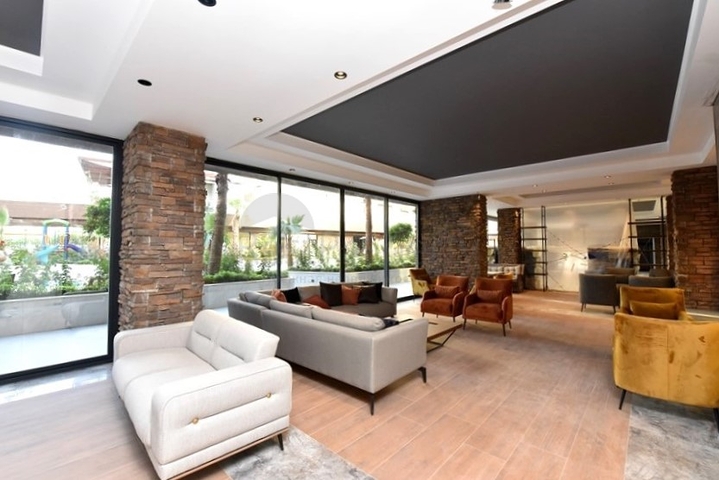 Апартаменты 1+1 в новом комплексе с инфраструктурой в районе Оба 