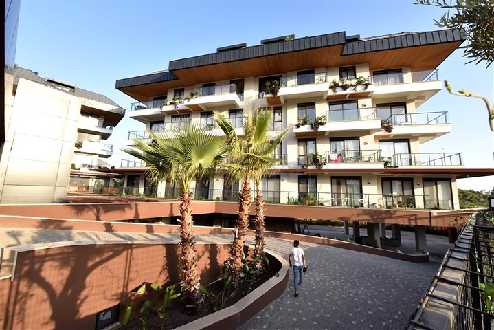 Апартаменты 1+1 в новом комплексе с инфраструктурой в районе Оба 