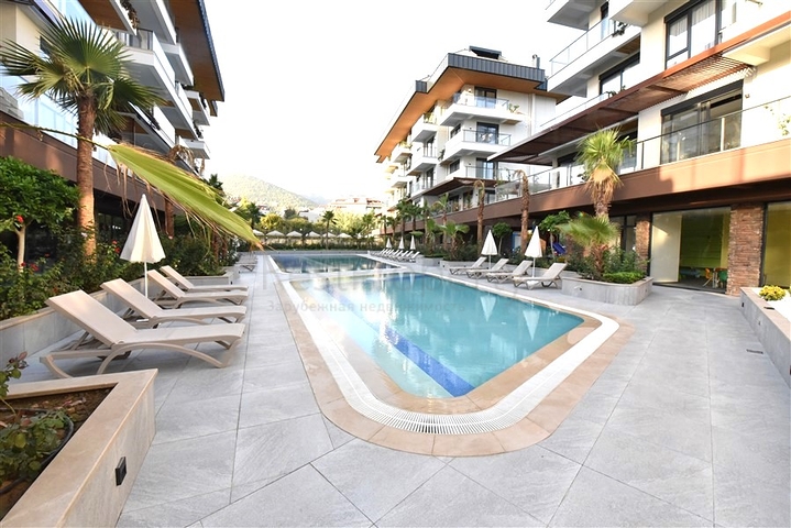 Апартаменты 1+1 в новом комплексе с инфраструктурой в районе Оба 