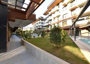 Апартаменты 1+1 в новом комплексе с инфраструктурой в районе Оба 