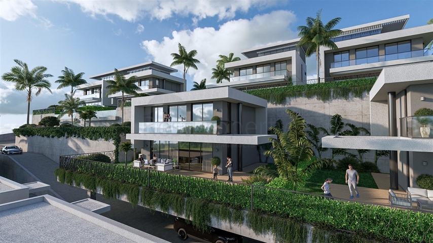 Вилла 3+1 с собственным бассейном в районе Каргыджак