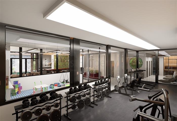 Квартира планировкой 1+1 в строящемся доме района Махмутлар