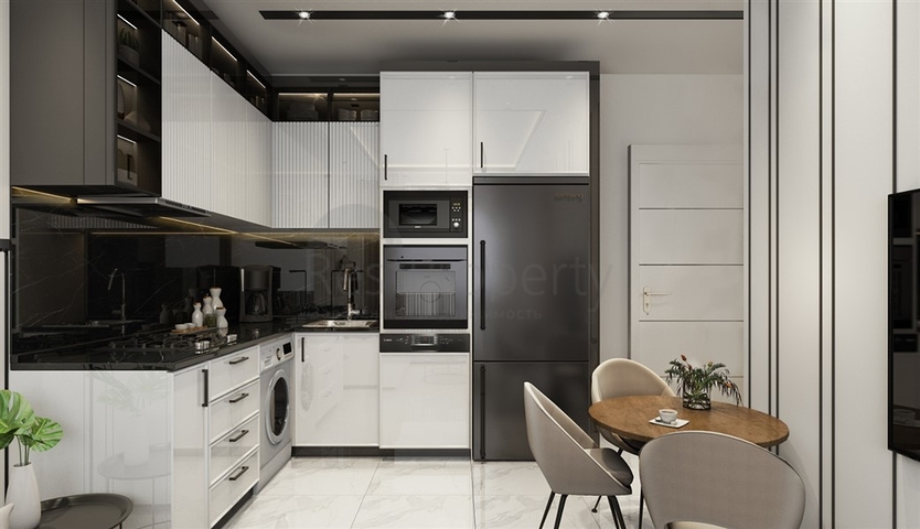 Квартира 1+1 в новом жилом комплексе в центре Алании