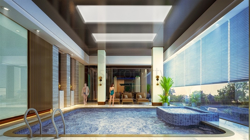 Квартира 1+1 в новом жилом комплексе в центре Алании