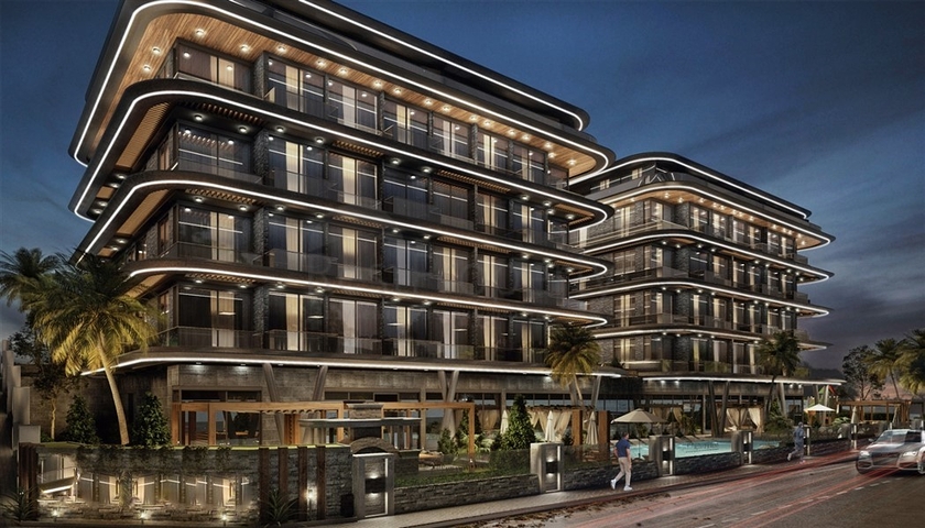 Квартира 1+1 в новом жилом комплексе в центре Алании