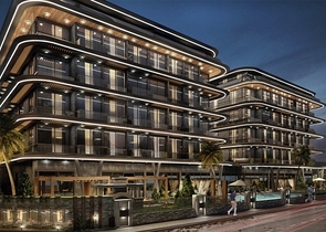 Квартира 1+1 в новом жилом комплексе в центре Алании