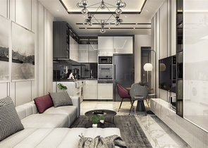 Квартира 1+1 в новом жилом комплексе в центре Алании