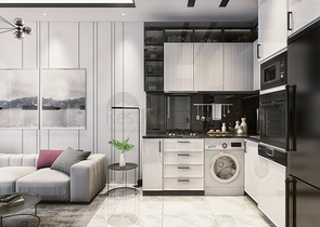 Квартира 1+1 в новом жилом комплексе в центре Алании