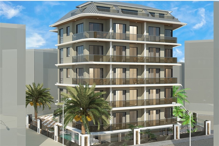 Квартира 1+1 в центре Алании на расстоянии 200 метров до моря