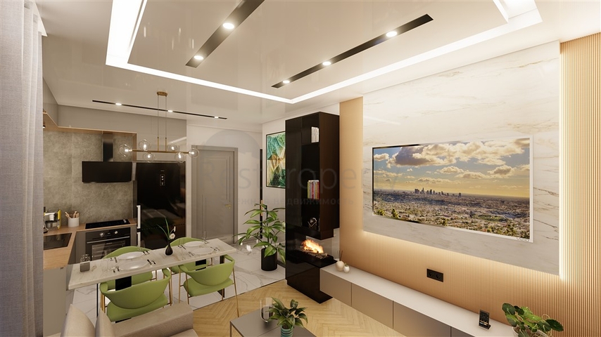 Квартира 1+1 в центре Алании на расстоянии 200 метров до моря