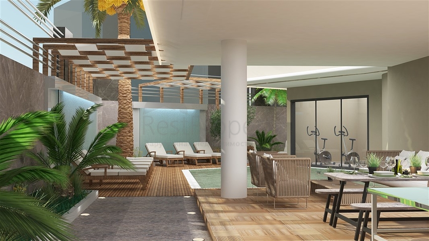 Квартира 1+1 в центре Алании на расстоянии 200 метров до моря