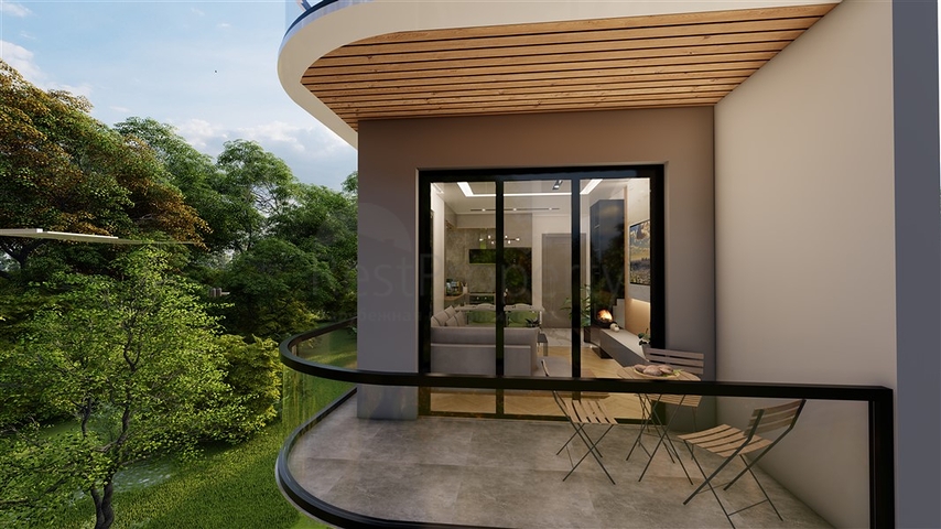 Квартира 1+1 в центре Алании на расстоянии 200 метров до моря