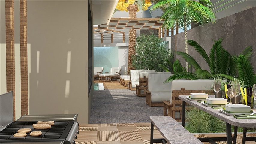 Квартира 1+1 в центре Алании на расстоянии 200 метров до моря