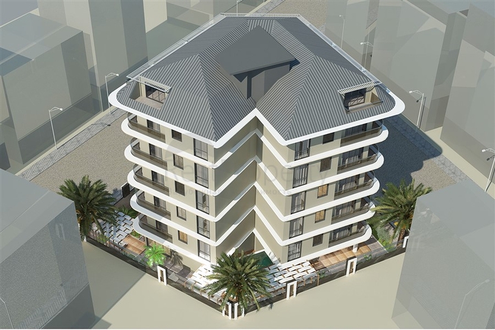 Квартира 1+1 в центре Алании на расстоянии 200 метров до моря