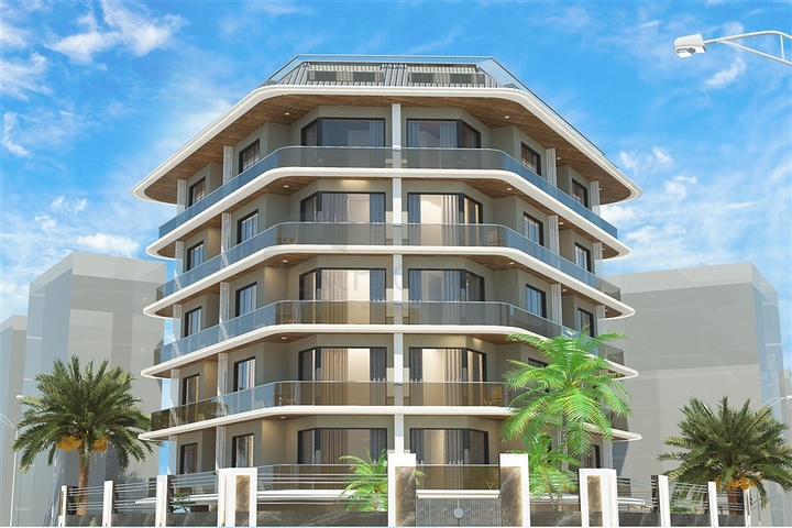 Квартира 1+1 в центре Алании на расстоянии 200 метров до моря