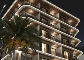 Квартира 1+1 в центре Алании на расстоянии 200 метров до моря