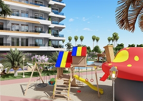 Двухкомнатная квартира в строящемся комплексе Газипаша