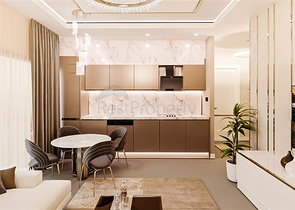 Двухкомнатная квартира в новом комплексе района Махмутлар