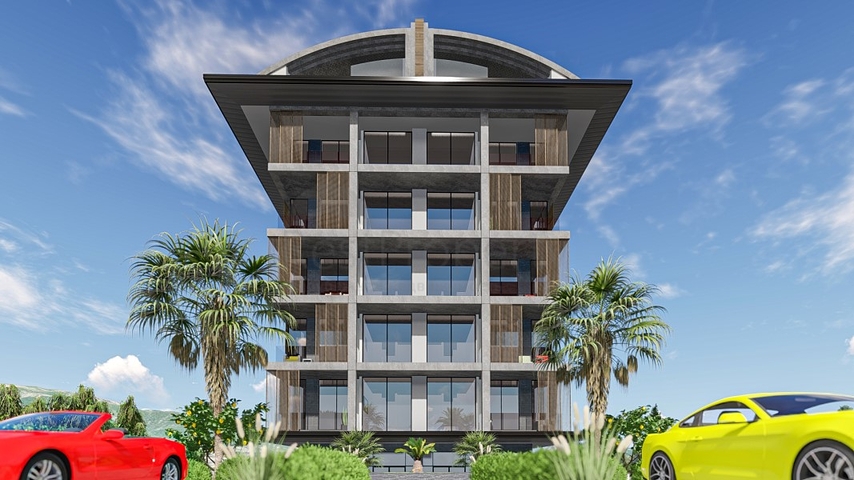 Квартира 1+1 в комплексе на первой линии 